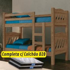 Beliche Reforçada Barreto Lonçarcci com 2 Colchões Probel Premium D20 