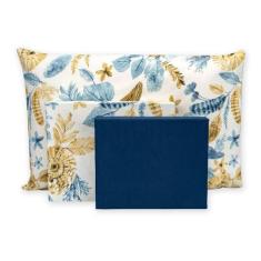 jogo De Lençol Solteiro 3 Peças Estampado Percal 180 Fios Diversas Cor