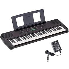 Teclado Arranjador 61 Teclas PSR E360 Preto com Fonte Bivolt Yamaha