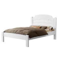 Cama Iris 1.4 Casal Branco – vj Móveis