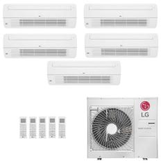 Ar-Condicionado Multi Split Inverter LG 48.000 (5x Evap Cassete 1 Via 12.000) Quente/Frio 220V