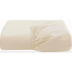 Lençol Queen Com Elástico Avulso Percal 200 Fios Palha