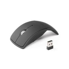Mouse sem fio Wireless Óptico 2.4ghz Dobrável, preto