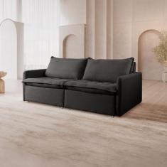 Sofá Cama Retrátil 2 Lugares 200cm Califórnia - Zurc Decor