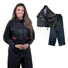 Capa De Chuva Motoqueiro Feminina Serrana Tamanho G