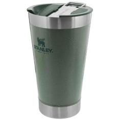 Copo Térmico Cerveja Inox Stanley c/ tampa verde 473ml