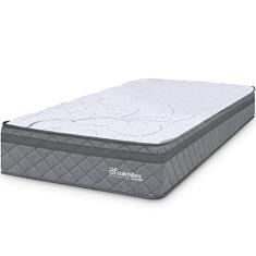 Colchão Solteiro Espuma D45 Extra Firme Antialérgico Certificado 88x188x24cm BF Colchões