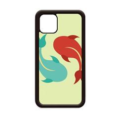 Capa Fish Twins Taichi padrão para iPhone 11 Pro Max para Apple Mobile Case Shell