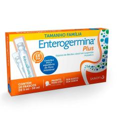 Probiótico Enterogermina Plus 10 frascos de 5ml - Tamanho Família 10 Frascos