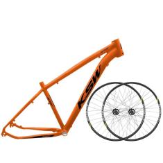 Quadro MTB 29 KSW XLT100 + Par Roda Aro 29 Extreme Rosca