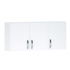 Armário de Cozinha Suspenso 3 Portas Eivor Branco - Mais de Casa