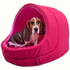Cama Pet Iglu Raça Grande para Cachorro e Gato com Almofada - Supri Pe