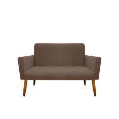 Namoradeira Malibu 2 Lugares Para Sala Varanda Suede - Maite Moda Casa