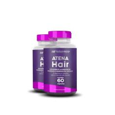 2X Atena Hair Skin Nails Hf Suplementos 60Caps - HF Suplements