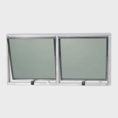 Janela de Alumínio Maxim-Ar 2 Seções 60x120cm Vidro Mini Boreal Plus Brimak