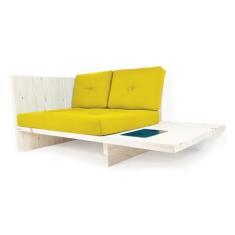 Futon Solteiro Dobrável Oriental Confort Cinza