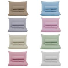 Kit Jogo de Lençol Casal 4 Peças 300 Fios Algodão Padrão com Elástico 