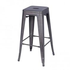 Banqueta Titan Marrom/Bronze - OR Design