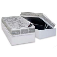 Cama Box Baú Solteiro: Colchão Molas Ensacadas Castor Pocket Super lux