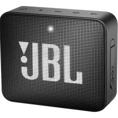 Caixa de Som Bluetooth JBL GO 2 com 3W Classificação IPX7 À prova d’água USB e até 5 horas de bateria - Preto