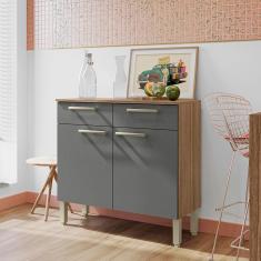 Balcão Duplo Kit's Paraná Nala com 2 Portas e 2 Gavetas