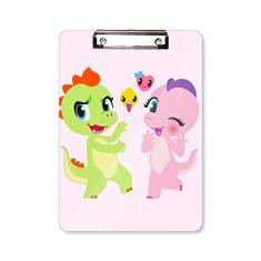 Dinosaur Kingdom Love You Prancheta de prancheta para escrever A4