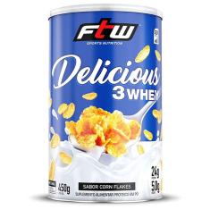 Delicious 3 Whey 450 G - Ftw (Corn Flakes)