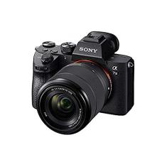 Sony Câmera de lente intercambiável sem espelho a7 III (ILCEM3K/B) armação completa com lente de 28-70 mm com LCD de 3 polegadas, preta