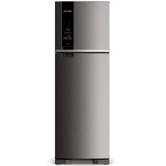 Geladeira Brastemp Frost Free Duplex 400 Litros Cor Inox Com Freeze Control - Brm54jk 110V