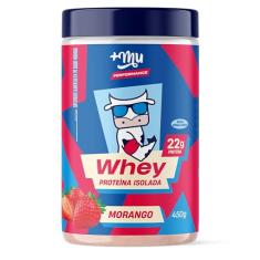 +Mu Pote Whey Isolado Sabor Morango 22g Proteína - 450g
