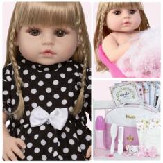 Boneca Reborn Loira Baby Alive Princesa Com Lindo Enxoval - Cegonha Re