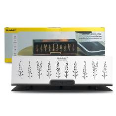 Difusor Umidificador Simulador de Chamas Flores Bivolt Brnco - B-MAX