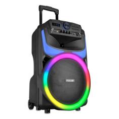 Caixa de Som Portátil Burst 550W 12" BT/AUX/USB/FM Pulse - SP403EOUT R