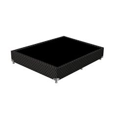 Base Cama Box Casal Univ Poliester Bordado Pto Gazin 138x27x188