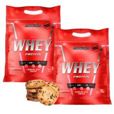 Kit 2x Nutri Whey Protein Integralmédica 900g - Integralmedica, Cookie
