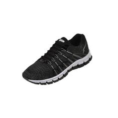 Tênis Adulto Masculino Oymp Casual Mega Leve e confortavel, Preto, Pra