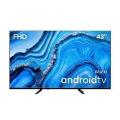 Smart TV 43&quot Multi Full HD TL066m Android HDMI 2 USB