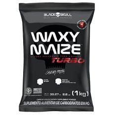 Refil Waxy Maize Turbo sem Sabor 1Kg, Black Skull