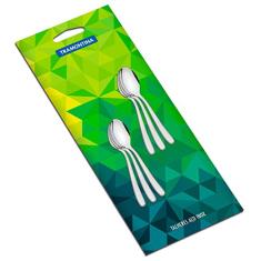 Conjunto de colheres para café aço inox 6 pç.