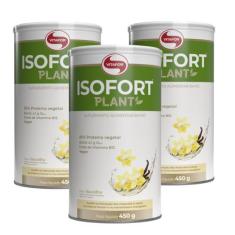 Kit 3 Isofort Plant 450G Proteína Isolada Ervilha E Arroz Vitafor - Vi