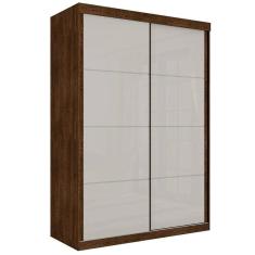 Roupeiro Solteiro Duas Portas Correr Malbec Off White