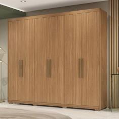 Guarda Roupa Casal Ambiente Sumatra com Pés Amêndola Touch – Demóbile