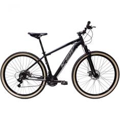 Bicicleta Aro 29 Ksw Xlt 24v Freio A Disco Suspensão Mountain Bike Alumínio - Preto-prata Tam.21