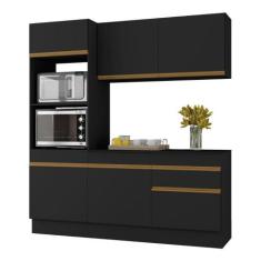 Armário de Cozinha Compacta 3 peças com Rodapé MP2177 Made Multimóveis