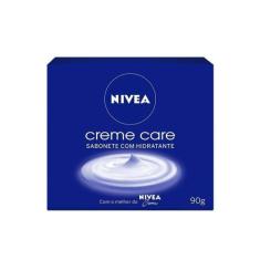Sabonete Nivea Hidratante Creme Care 90g Embalagem com 12 Unidades