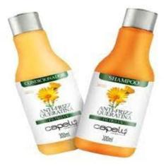 Kit Shampoo E Condicionador Anti Frizz E Queratina Capely