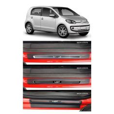 Jogo Soleira Premium Elegance Vw Up 2014 a 2021 - 4 Portas ( Vinil + R