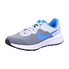 NIKE Tênis masculino Revolution 6 Nn, Cinza escuro azul real puro platina foto azul, 20 BR