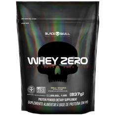 Whey zero black skull refil - 837g (whey protein isolado), N/A, BAUNIL
