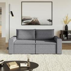 Sofá Modular 2 Lugares com Braços Laterais Zen CabeCasa MadeiraOrigina